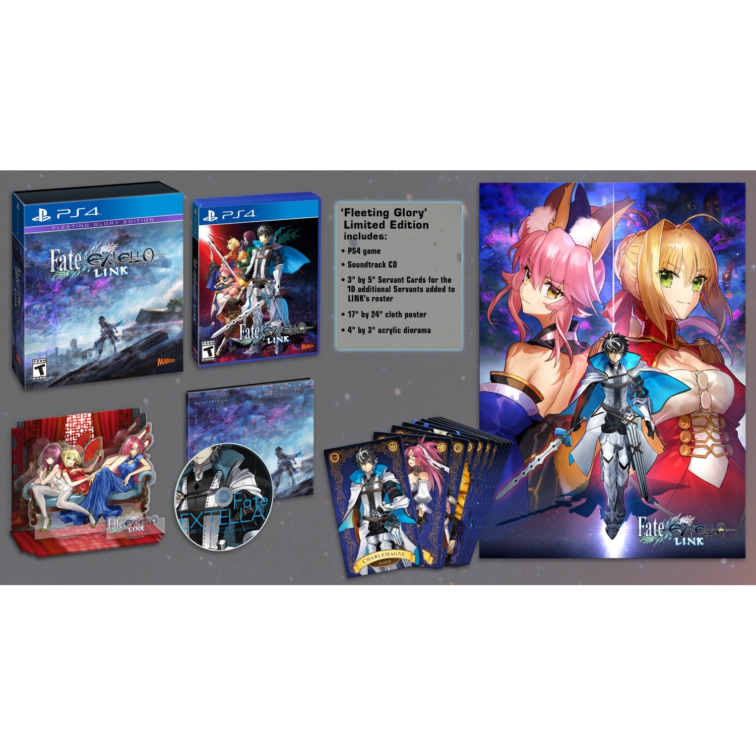 Ps4 Fate Extella Link Fleeting Glory Limited Edition Lazada Singapore