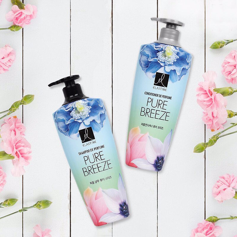 Elastine Shampoo De Perfume Pure Breeze 600ml