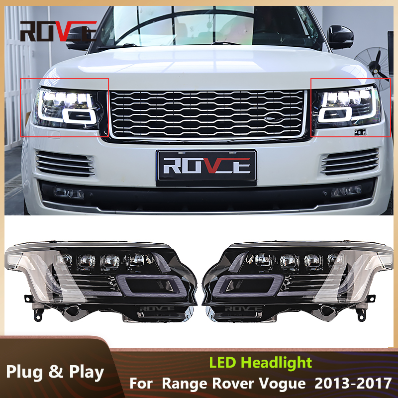 For Land Rover Range Rover Vogue 2013-2017 Upgrade 2018-2022 Led