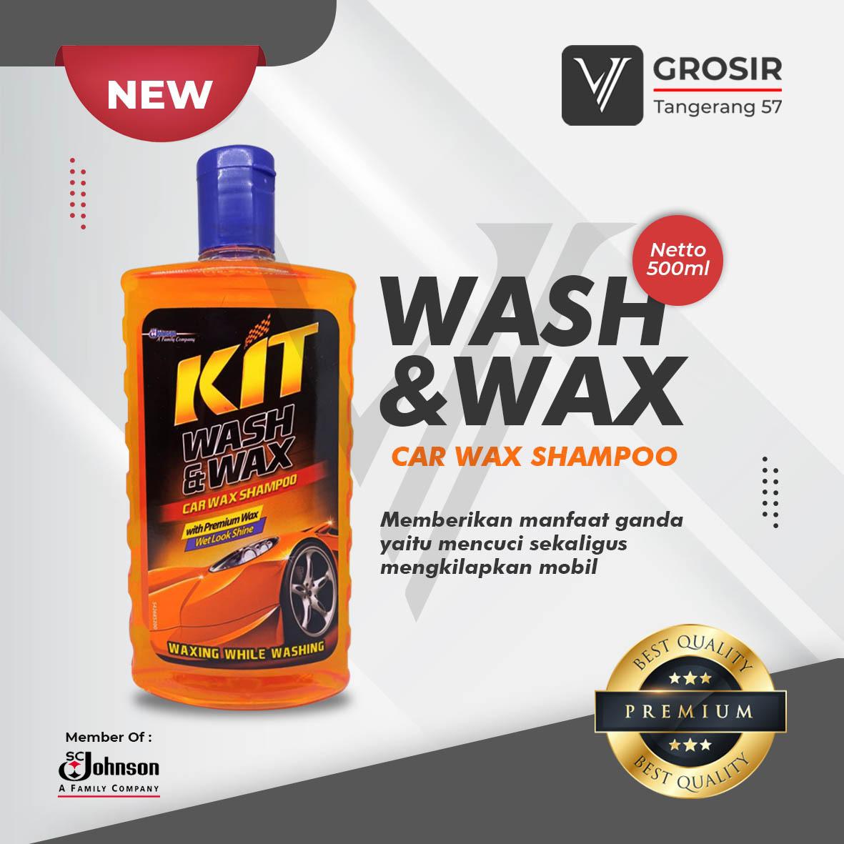 Kit Wash and Wax Shampoo Premium Botol 500ML Lazada Indonesia