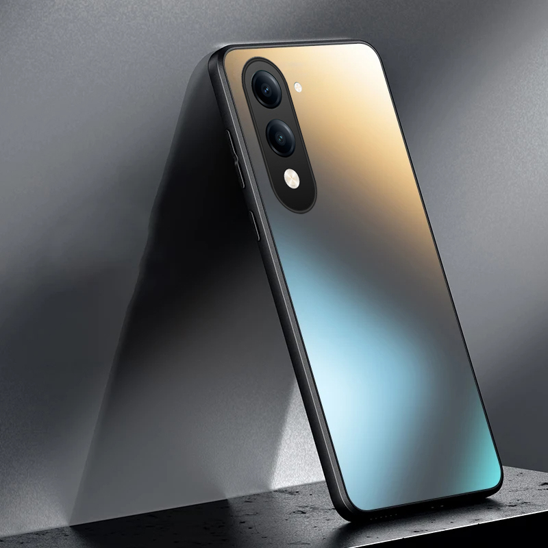 Phone case Vivo Y19S GT Y29S Y29T Shockproof Non-slip Matte meatl anti-fingerprint Hard Back cover Vivo Y04 4G Back cover.