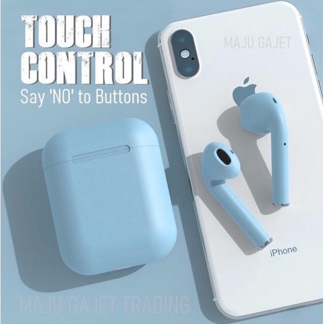 Tai Nghe Bluetooth Không Dây inpods i12 TWS tai nghe âm thanh pass chuẩn lọc âm tốt tai nghe không dây mini