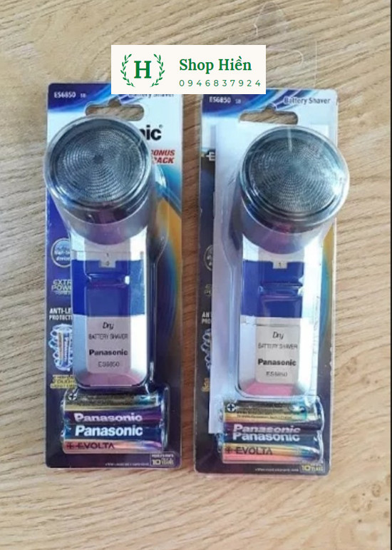 Máy cạo râu panasonic ES6850 (kèm 2 viên pin)