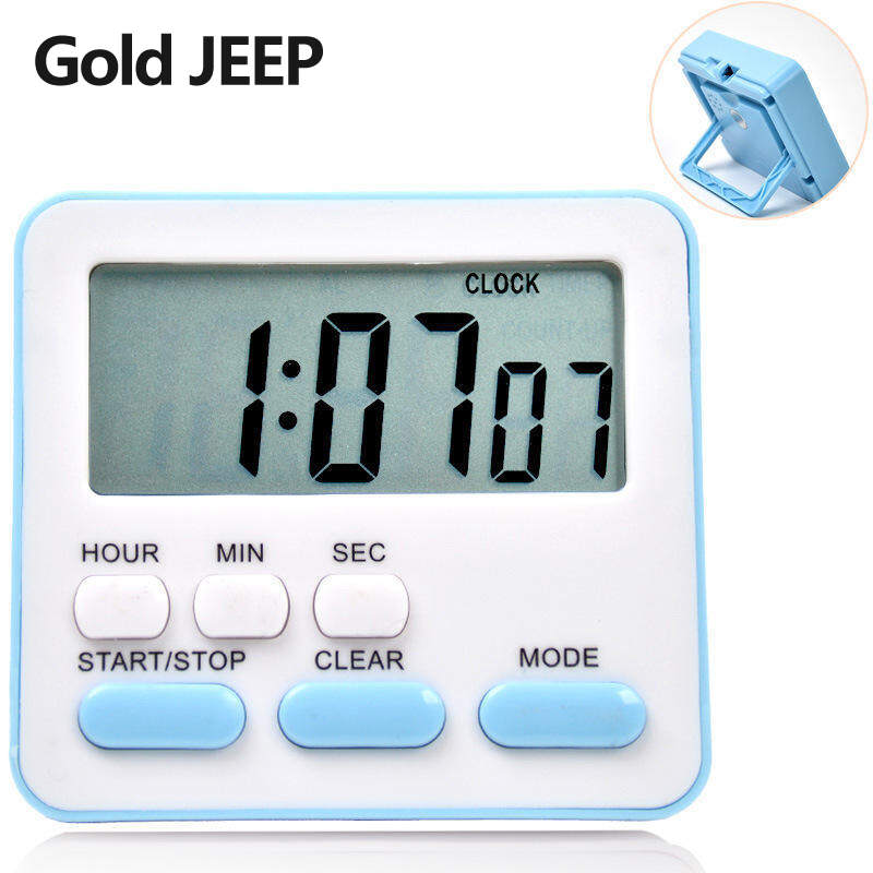 Silent multi-function timer student time manager kitchen bedroom timing reminder clock alarm clock