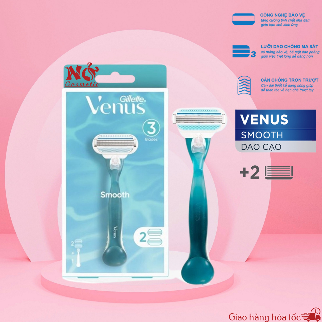 Dao cạo Gillette Venus 3 blades (Chuyên dụng cho nữ)