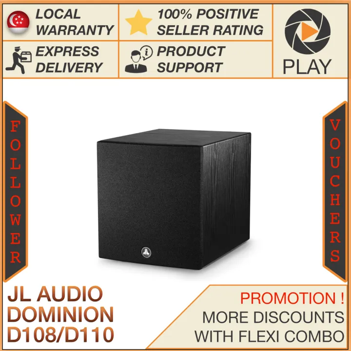 JL Audio Dominion D108 / D110 Active Subwoofer (Made In USA)
