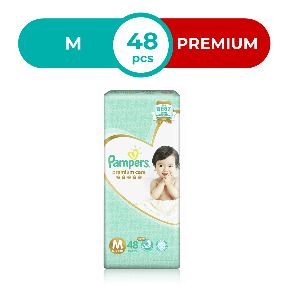 Pampers Premium Care Medium Tape Diaper 1324lbs 48s Lazada PH
