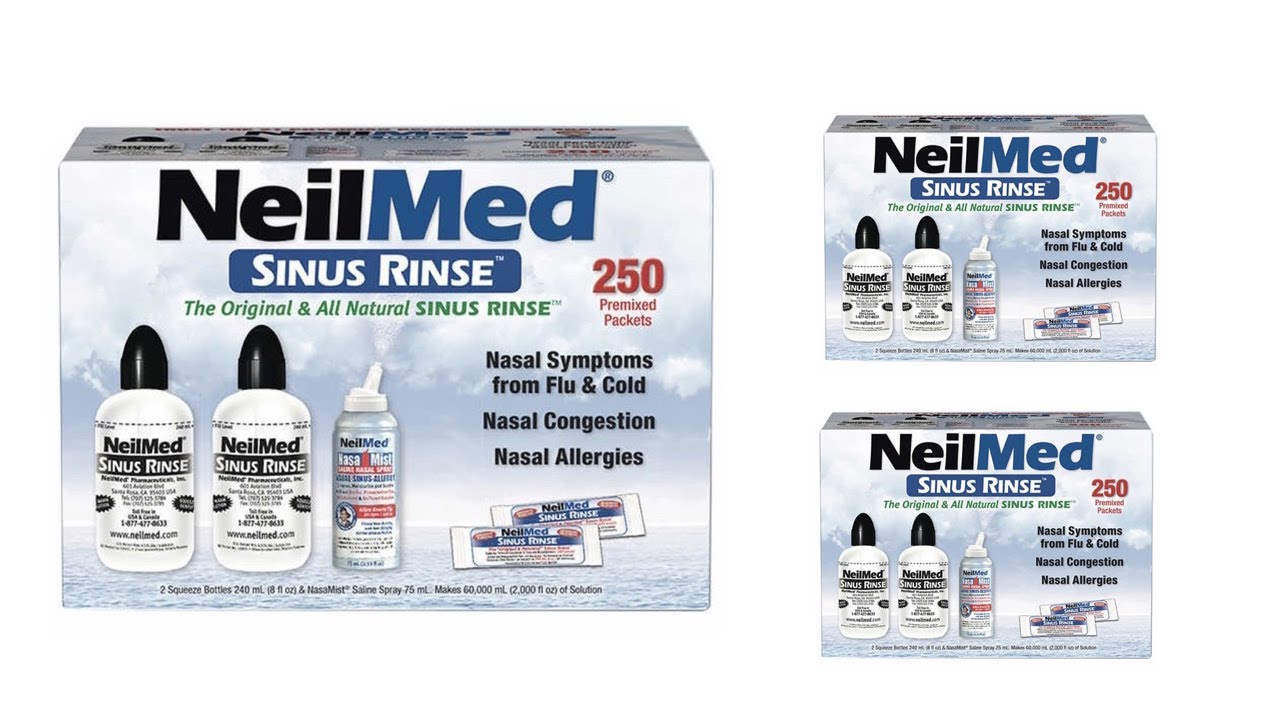 Bộ xịt rửa mũi Neilmed Mỹ