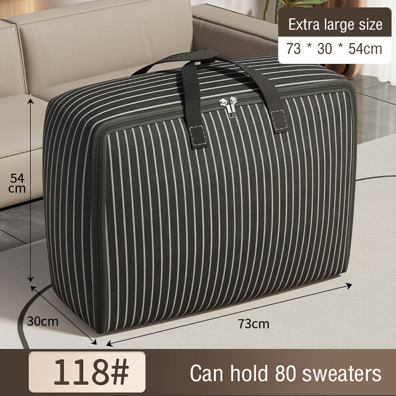Large capacity packing moving duffel bag Clothing storage bag Oxford cloth clothing quilted bag Waterproof travel storage bag