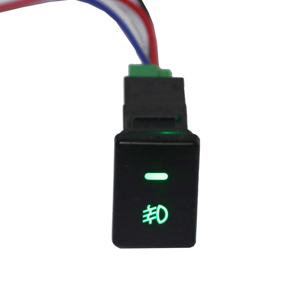 Bền cho DC 12V Đèn Đi Sương mù phía trước đẩy chuyển đổi với 4 dây nút cho TOYOTA-CAMRY PRIUS cho Corolla Highlander Vios