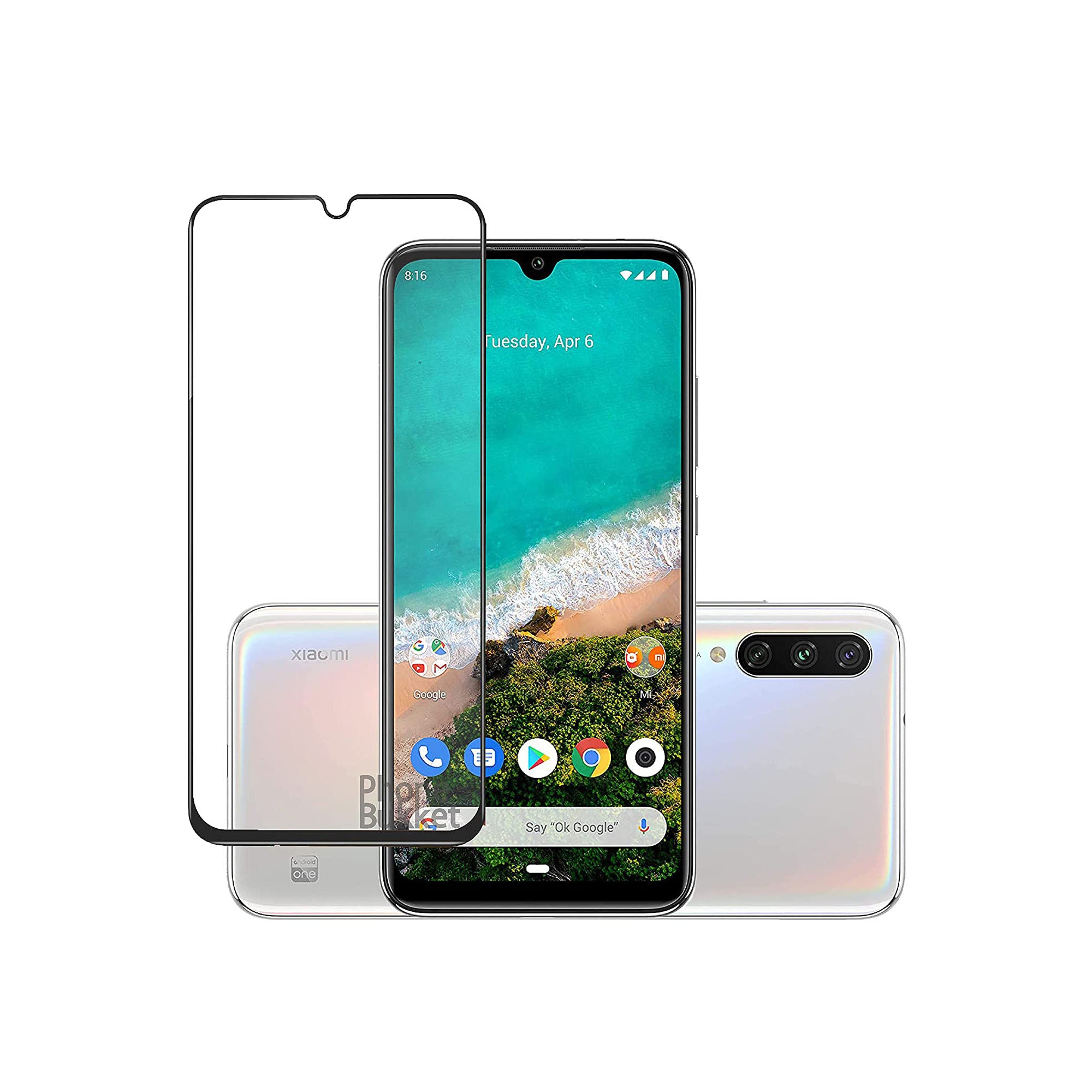 Kính cường lực Xiaomi Mi A3 (mua 1 tặng 1)