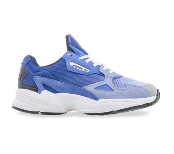 adidas falcon women's white blue