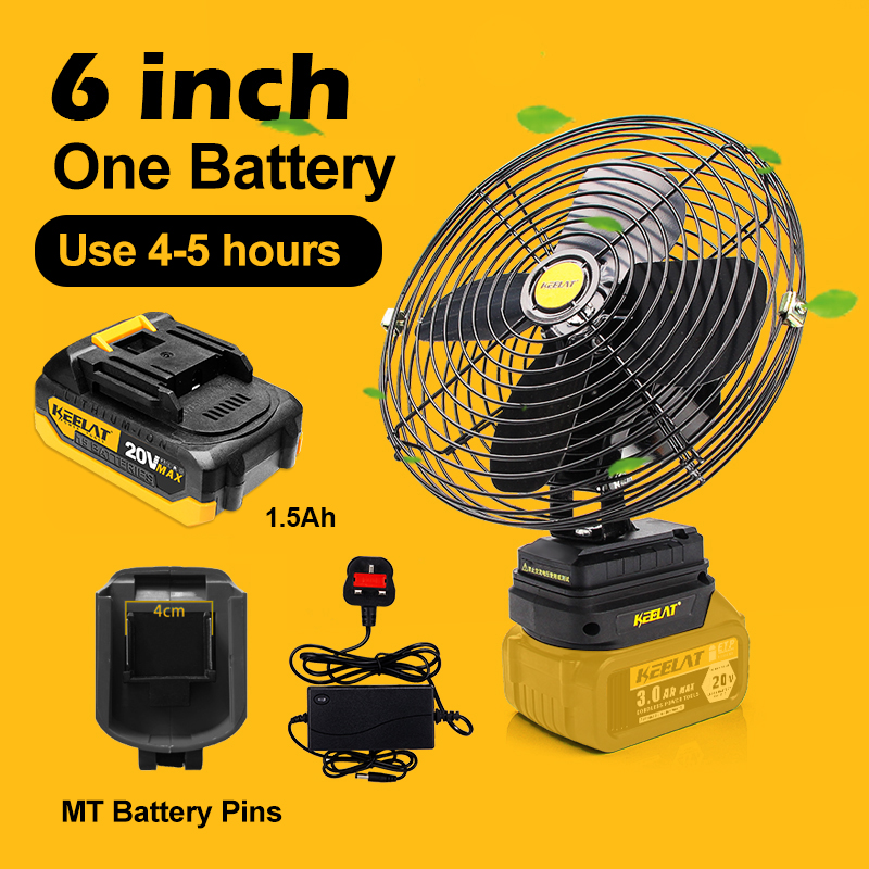 cordless electric fan
