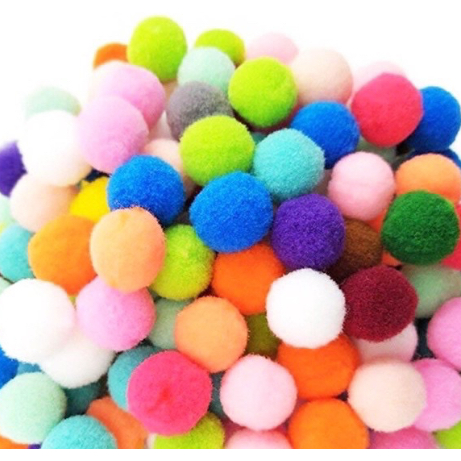 Sét 20 quả bông Pompom làm đồ handmade ngọc thịnh