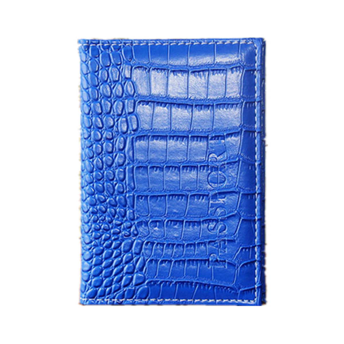 Emboss Ticket Cover Protector Travel Wallet Leather Document Bag Passport Holder. 