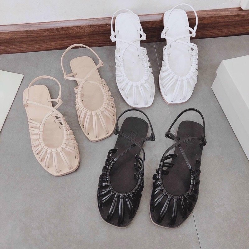 GIÀY SANDAL THẤP QUAI ĐAN CHIẾN BINH CÓ SIZE LỚN 35-42