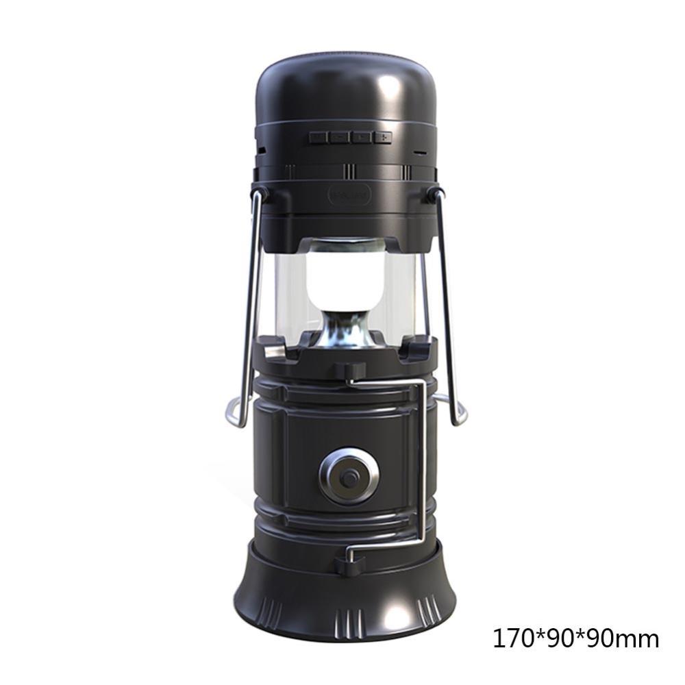 DC 5V 5W Ngoài Trời bluetooth không dây Tương Thích Loa Năng Lượng Mặt Trời Năng Lượng Đèn Pin Torch