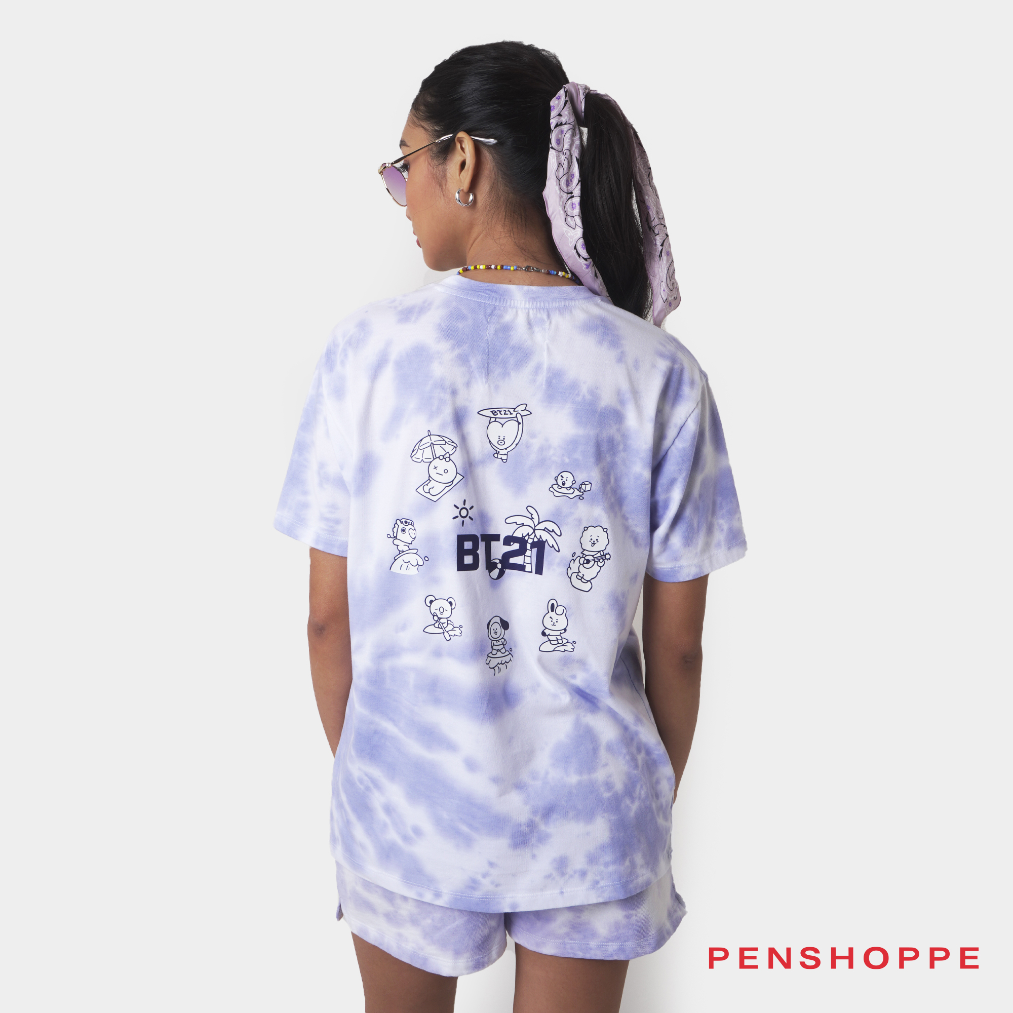 BT21 Relaxed Fit Unisex Tie Dye 