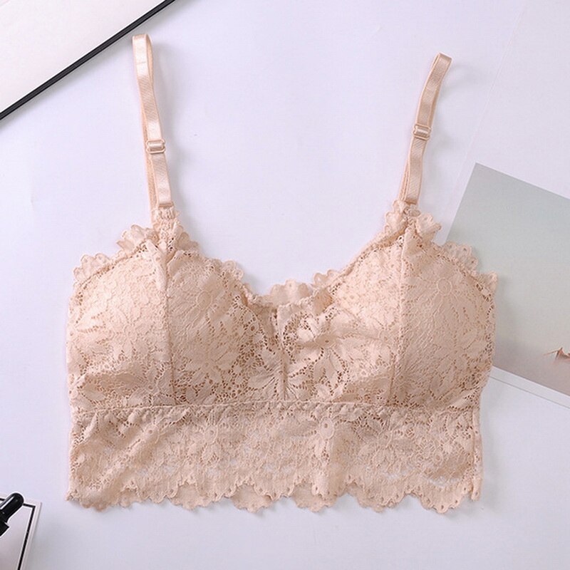 Sexy Bras For Women's Lace Bra Push Top Bralette Tube Comfortable Crop Tops  Up Free Wire Female Underwear
