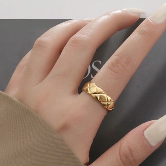 Nhẫn coco ring siêu xinh cao 4mm thép không rỉ