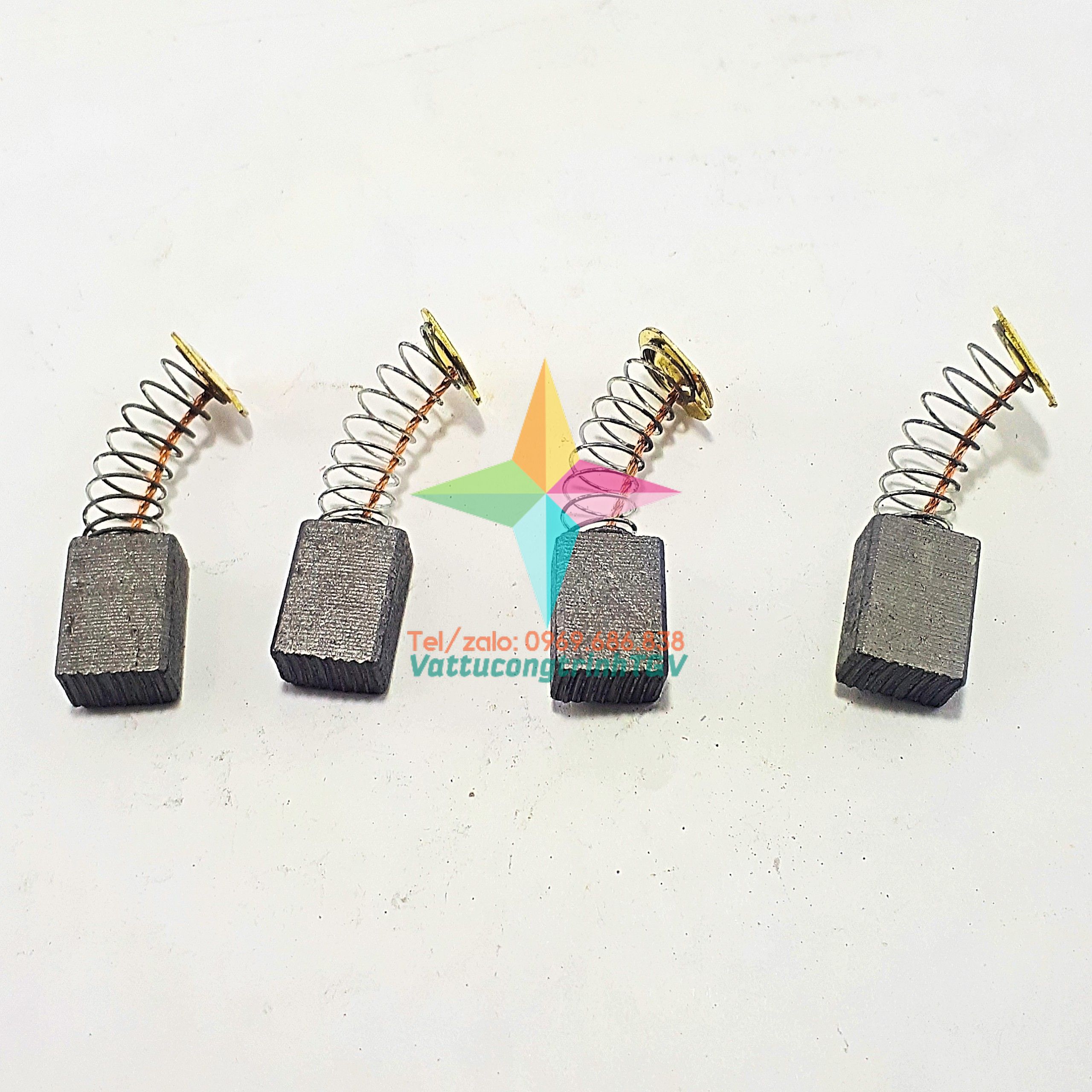 Bộ 4 chổi than dùng cho máy khoan, cắt