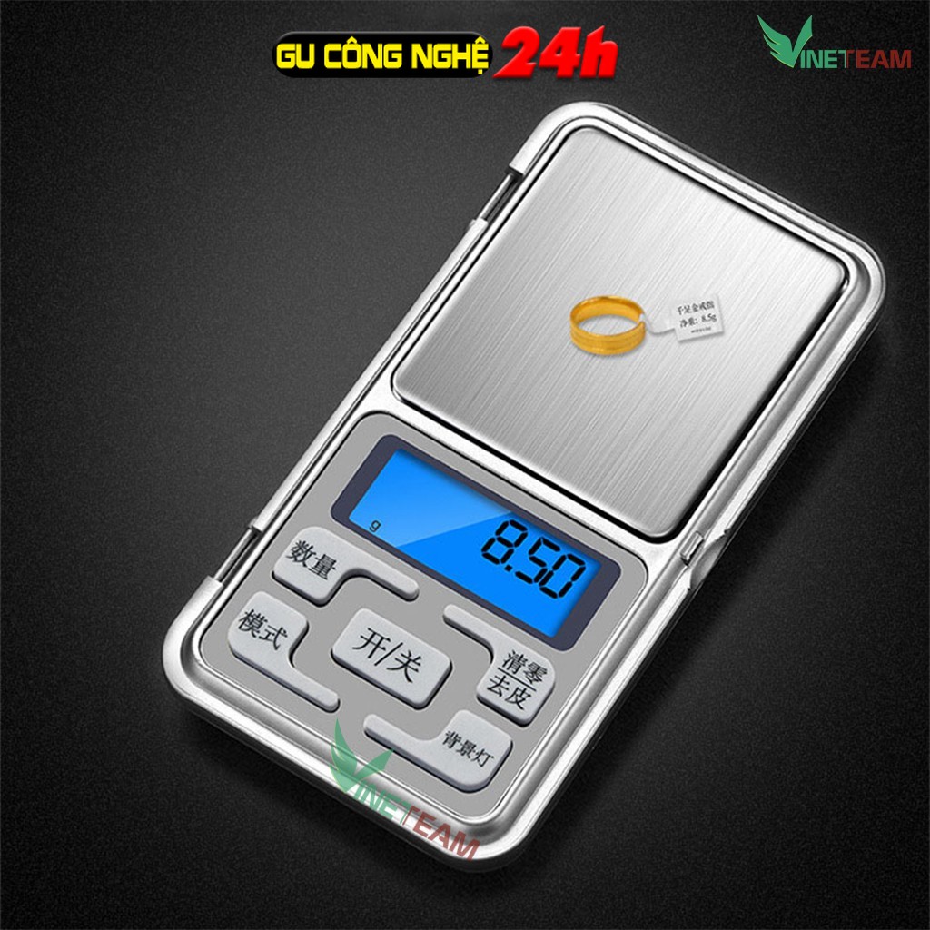 Cân tiểu ly chính xác cao - cân điện tử mini bỏ túi độ chính xác cao 100g/0.01g + tặng kèm pin,cân 5kg,cân 7kg