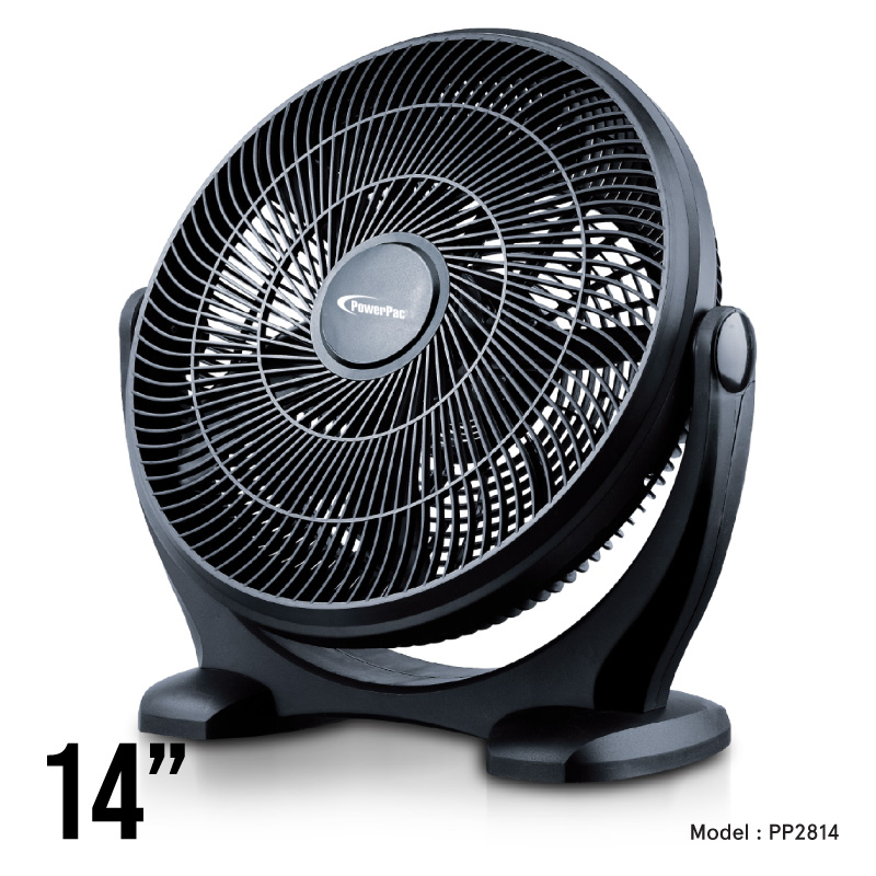 PowerPac Air Circulator Fan, High Velocity Fan, Desk Fan 9 inch, 14 inch, 20 inch (PPP2809