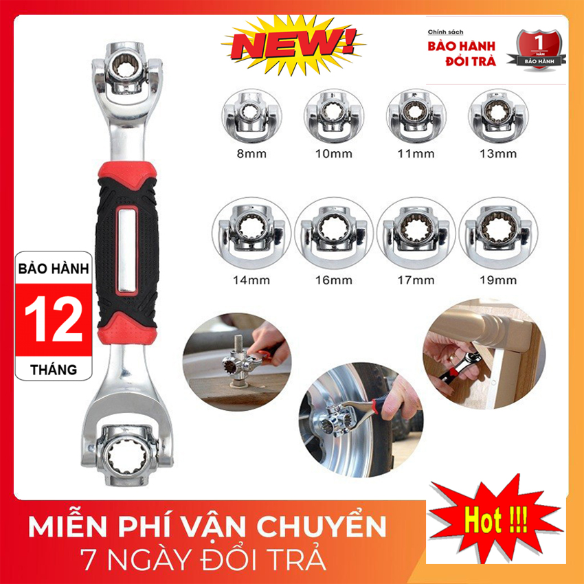 Dụng cụ sửa chữa đa năng cầm tay giá rẻ - dụng cụ cờ lê cầm tay đa năng - dụng cụ sữa chữa univesal 8 đầu