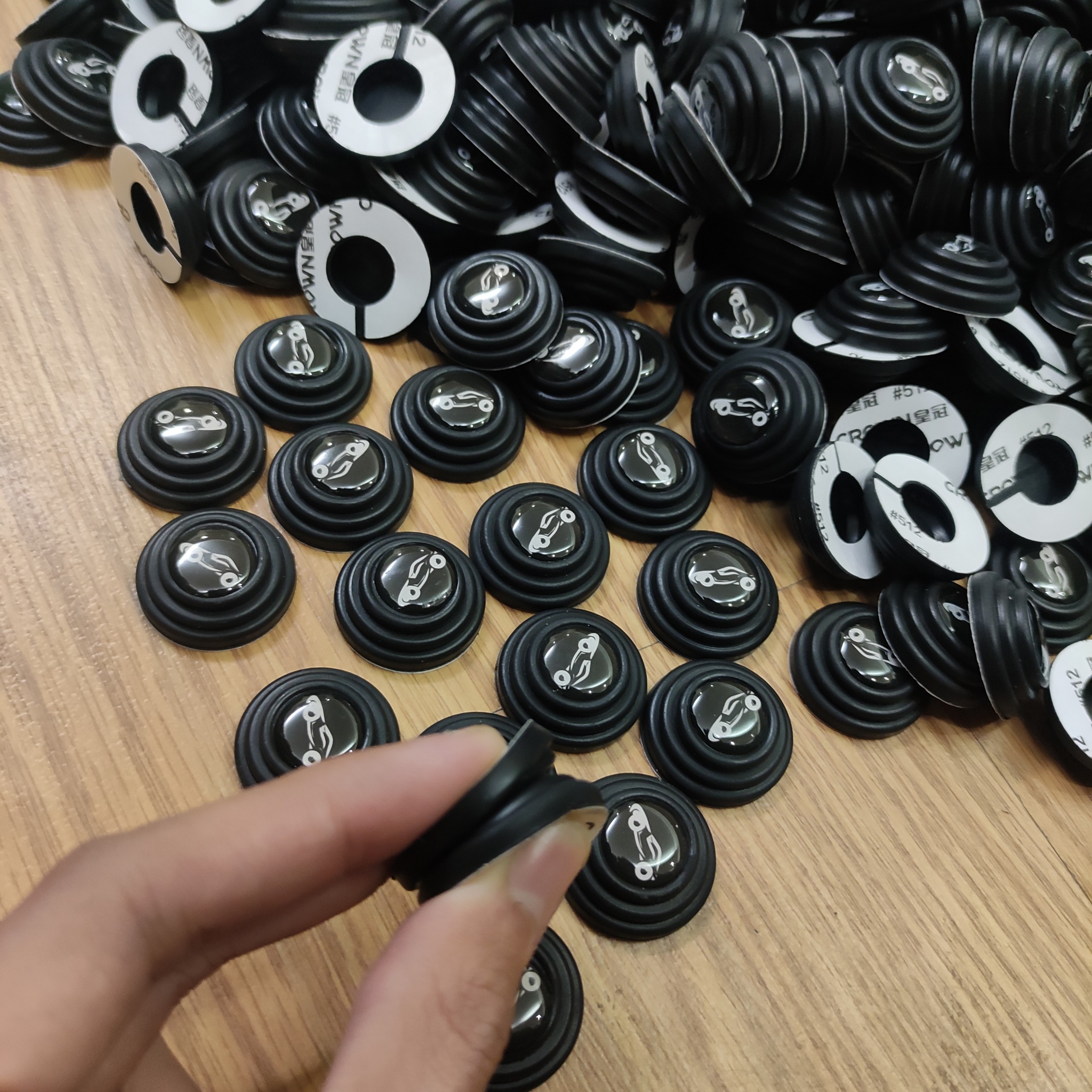 [10 PCs] button damper door cars help soundproof decrease the closure and protect cars, cushion rubber knob damping anti-shock