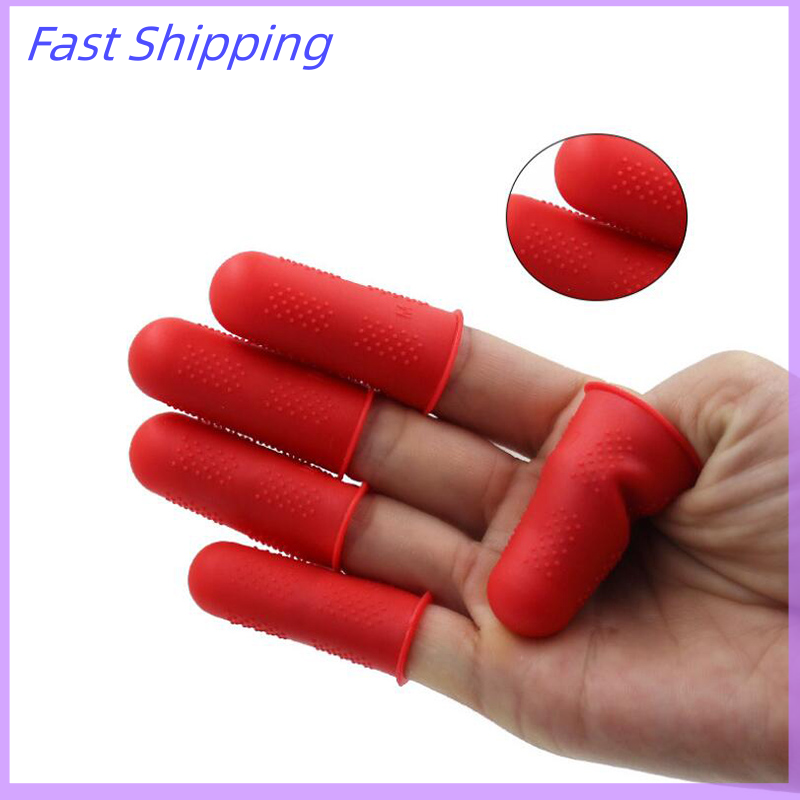 🔥🔥🔥【Fast Shipping】 3Pcs Silicone Anti-cut Heat Resistant Finger Protector Fingers Cap Cooking Tool