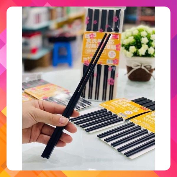 Đũa nhật kháng khuẩn combo 10 đôi