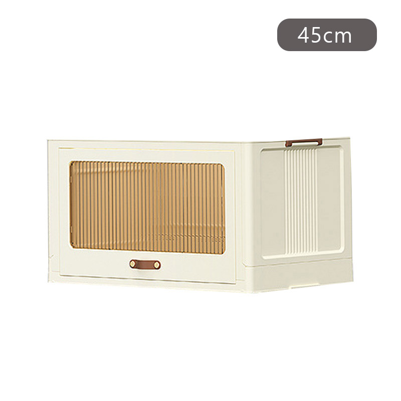 Installation-free storage cabinet foldable storage box home living room toy cabinet snack storage cabinet plastic storage cabinet