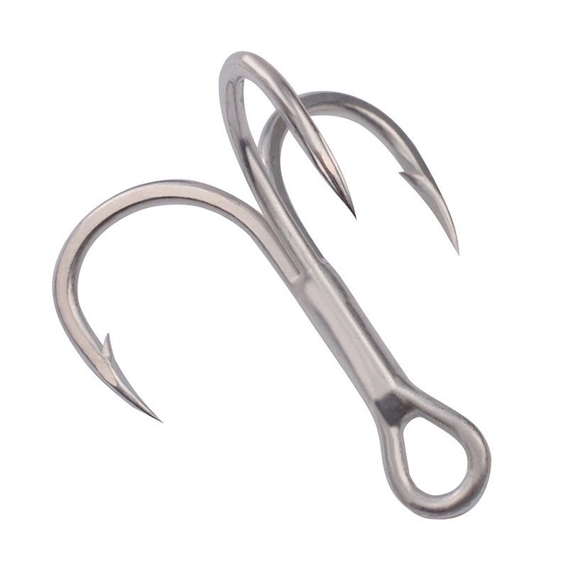 10pcs Sanben Hooks Lua Hooks Anchor Fishing Hooks Sea Fishing Hooks Triple  Claw Anchor Hooks Silver Black Fishing Hooks 2#4#6#8#10# Creek |  Daraz.com.bd