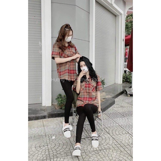 ÁO SƠ MI KẺ 2 TÚI PM 66