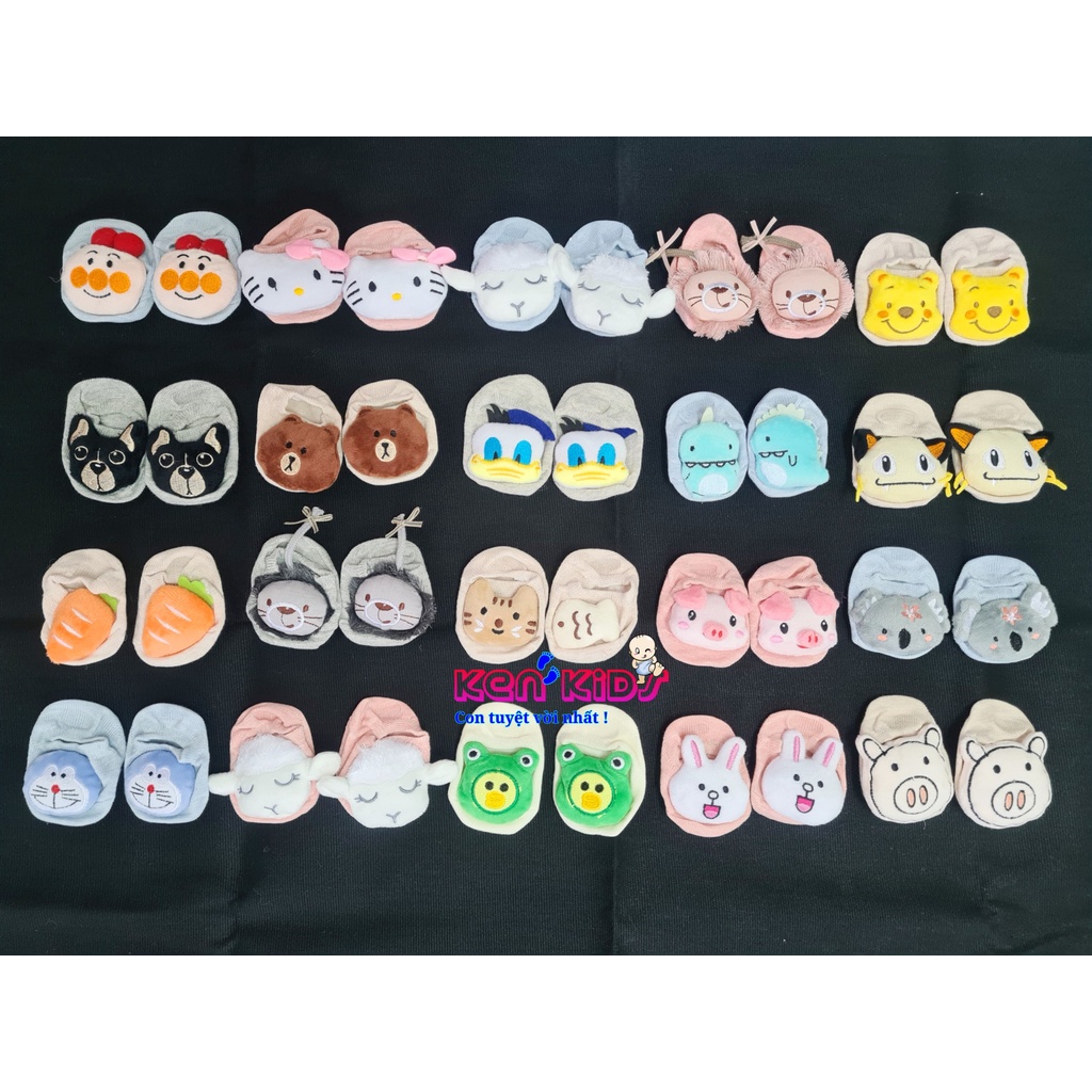 Vớ tất hình thú 3D chống trượt cho bé (S-M)