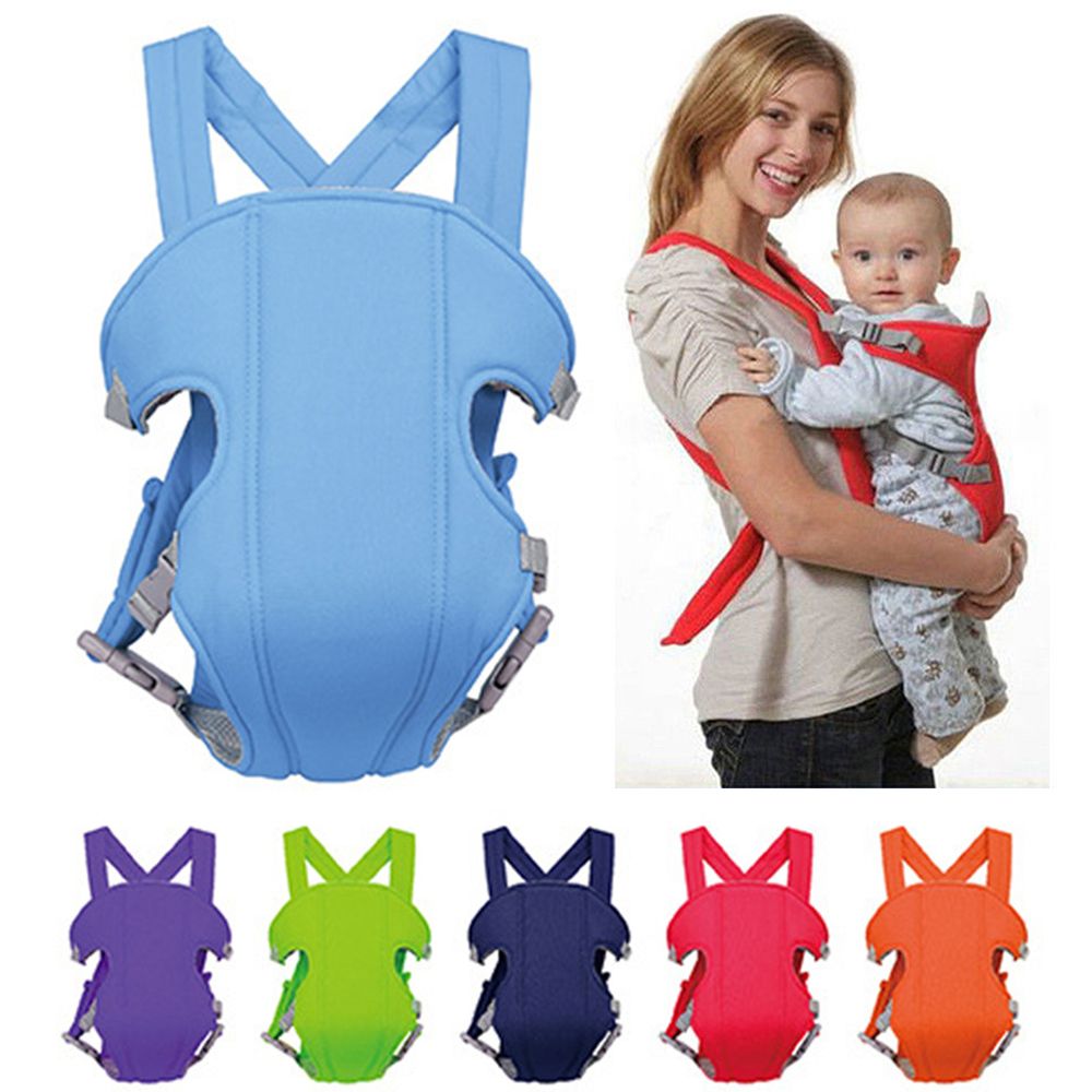 MVIA Tarvel Soft Breathable Toddler Holder Adjustable Sling Backpack Front