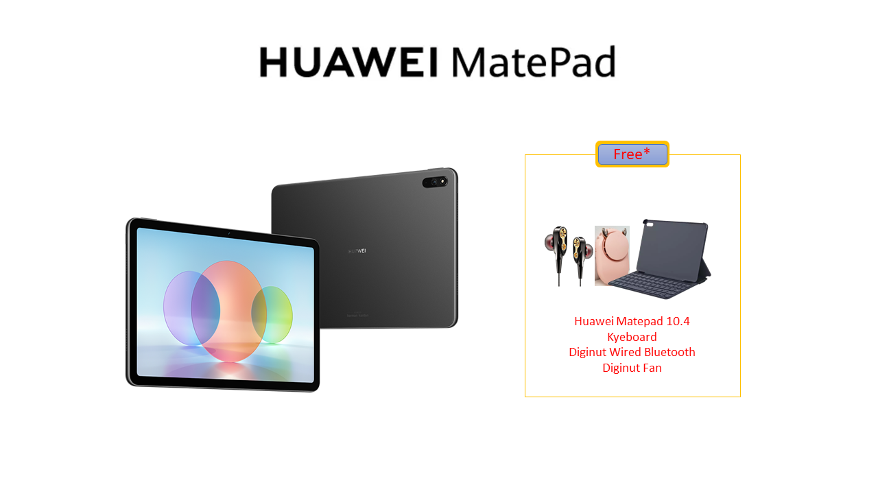 HUAWEI MatePad 10.4-inch 2022 Tablet | 4GB + 128GB | WiFi/LTE | PC