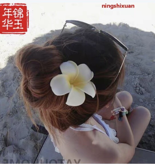 Kẹp Tóc Mỏ Vịt Hoa Đại Cỡ Lớn-phukienteen