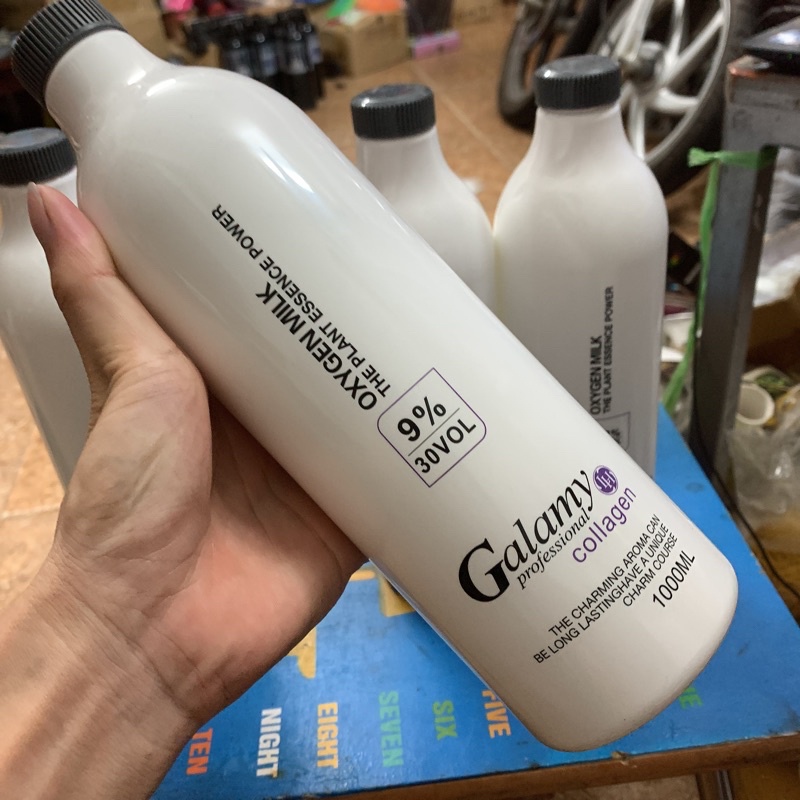 Oxy nhuộm tóc galamy, trợ nhuộm tóc hair color oxidant 1000ml _ssox