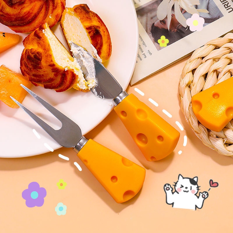 Bộ Thìa, Dao, Dĩa Phô Mai Siêu Cute-CA666
