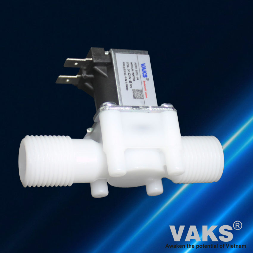 [HCM]Bộ van điện từ phi 21 N/C (Van thường đóng) kèm nguồn 12V 1A: Vcom 21
