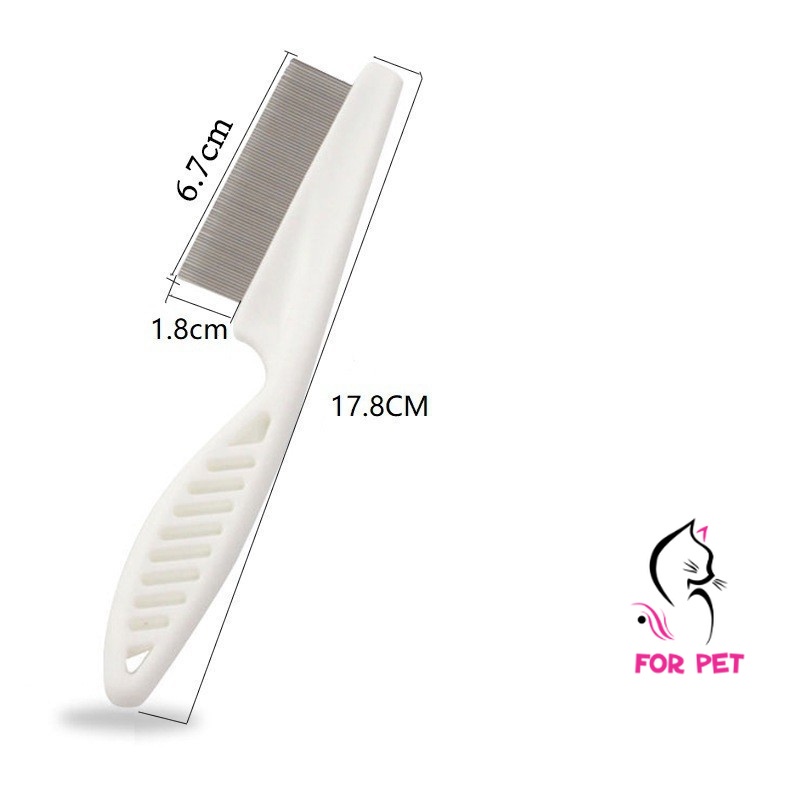🤹 lược chải ve rận cho chó mèo - lược chải ve rận thú cưng.