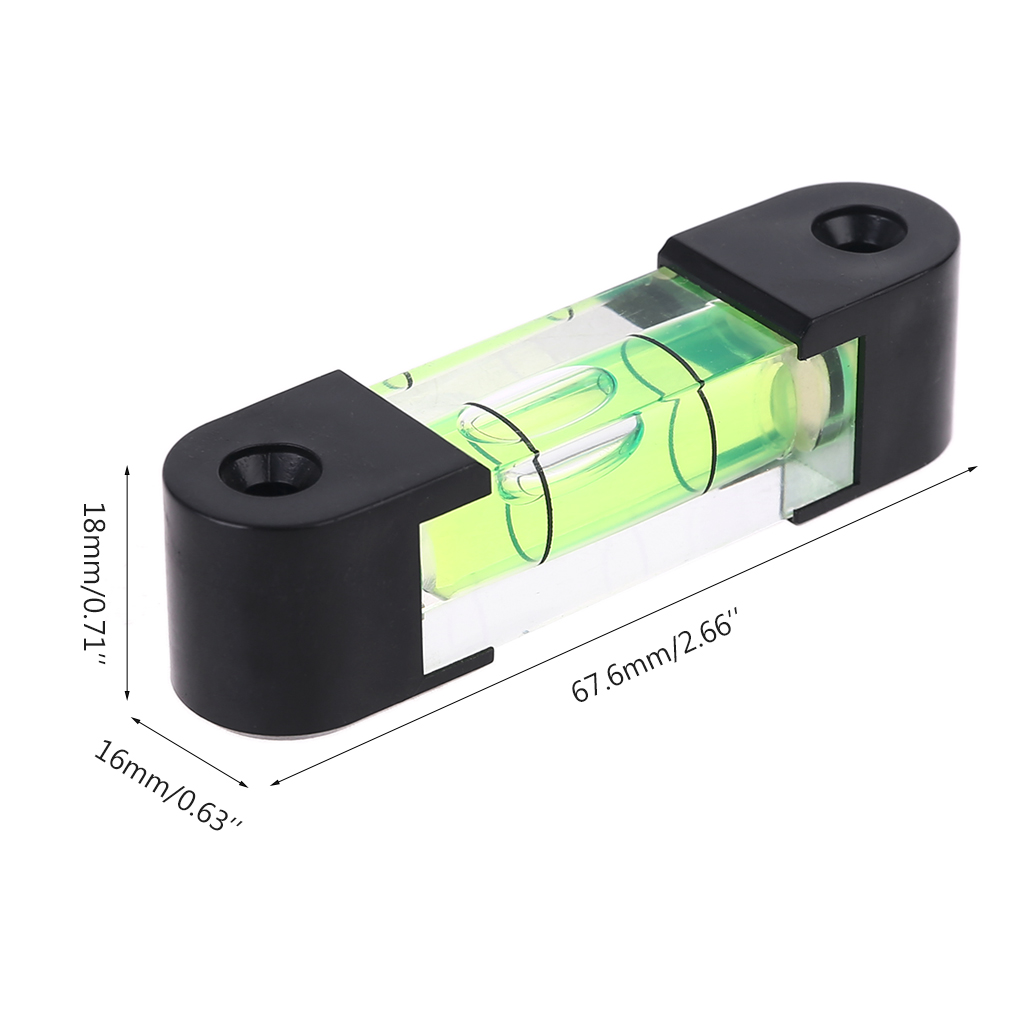 Precision Scope Bubble Level Mini Horizontal Bubble Measuring Tool Flat Bead Leveler Level Ruler Household Level