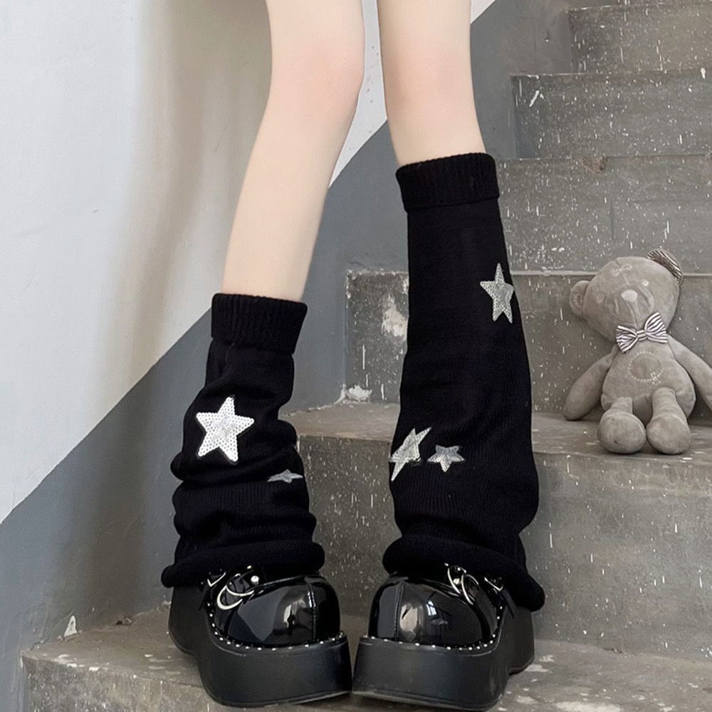 1pair Warm Thick Knitted Leg Warmer Socks For Women, Solid Color Pile Boot  Cuffs Y2k Millennium Wide Leg Cover for Sale New Zealand, New Collection  Online