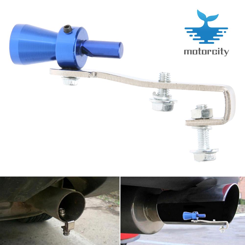 Size S Universal Car Turbo Sound Whistle Muffler Exhaust Pipe
