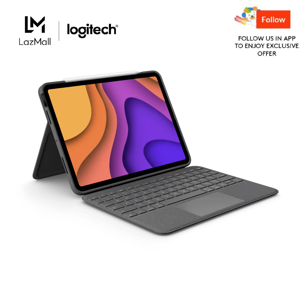 Logitech Folio Touch iPad Keyboard Case with Trackpad and Smart