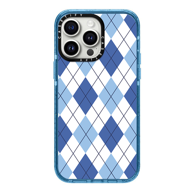 CASETiFY Checkered Pattern Hard Case For iPhone 15 14 Plus 11 12 13 Pro 15Pro Max impact Clear Acrylic Cover