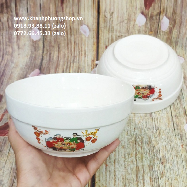 [HCM]bộ 04 tô sứ - bộ tô sứ trắng