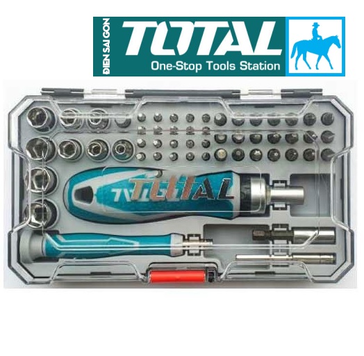 Bộ 55 đầu tuốc nơ vít đa năng total tacsd30556