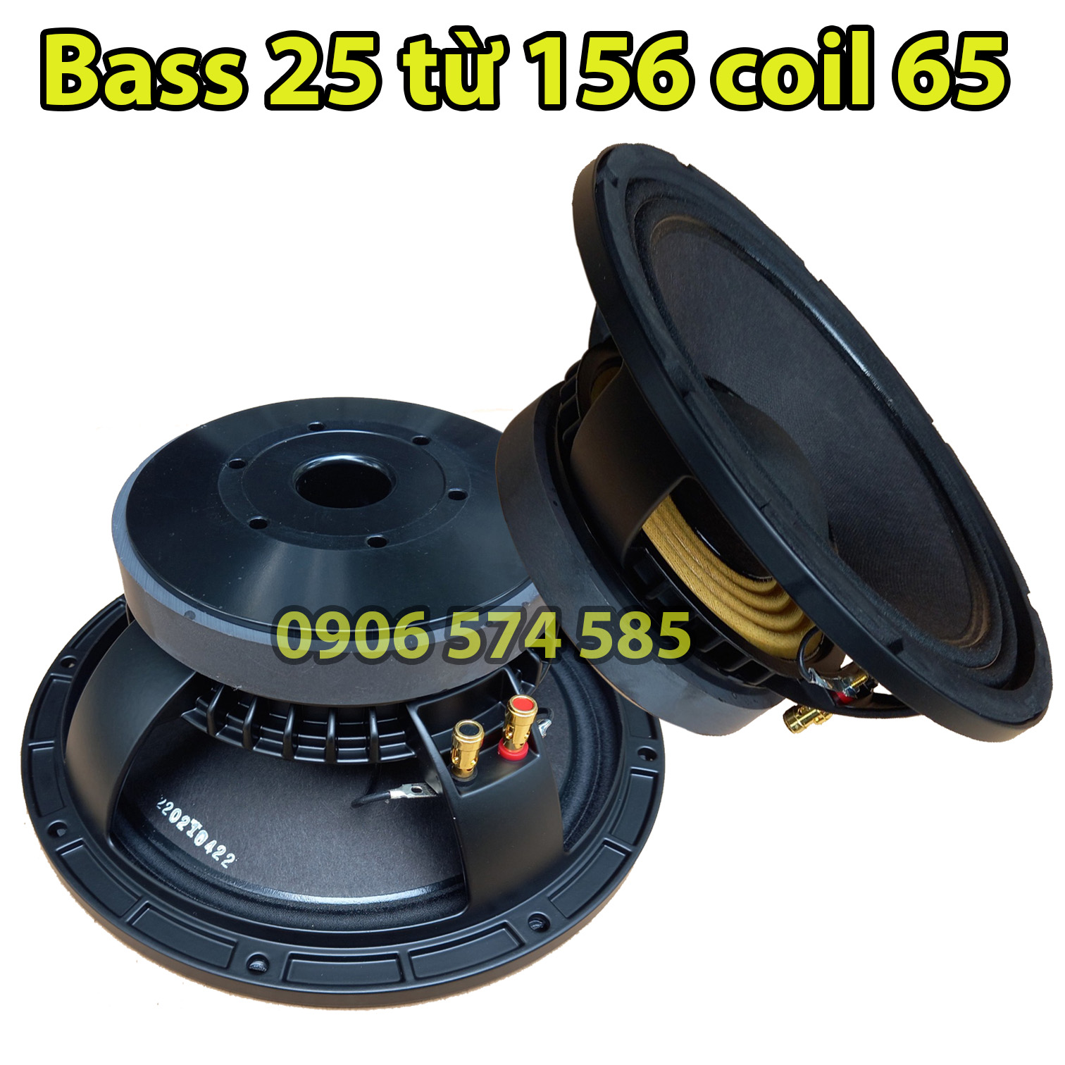 Loa bass rcf 25 từ 156 coil 65 - bass 12 inch rcf - giá một cái
